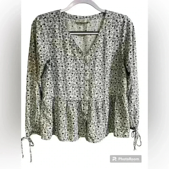 Ann Taylor Floral Blouse Size S - Picture 1 of 6